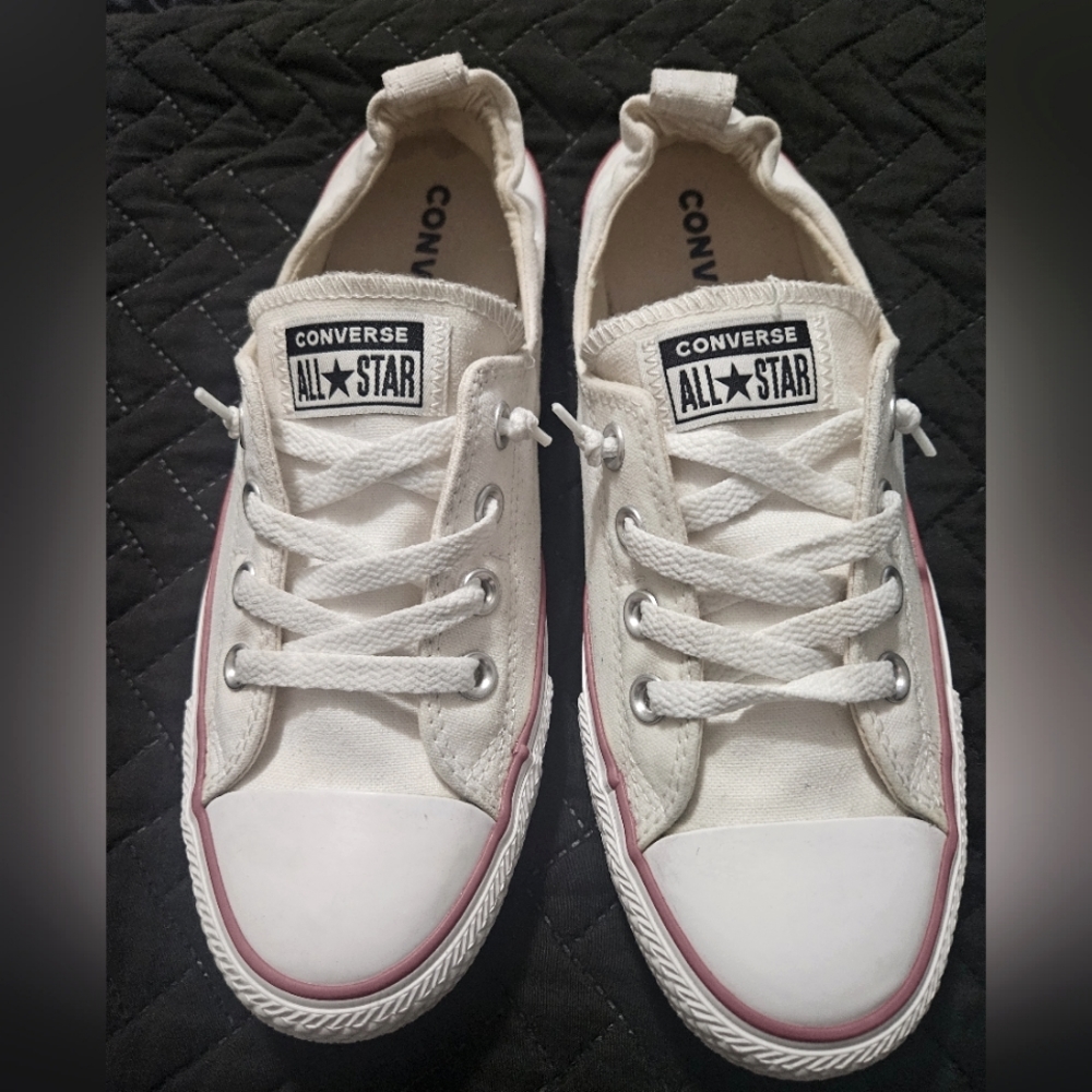 White Converse Tennis shoes